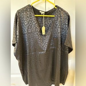 Jodifl NWT oversized leopard print shirt